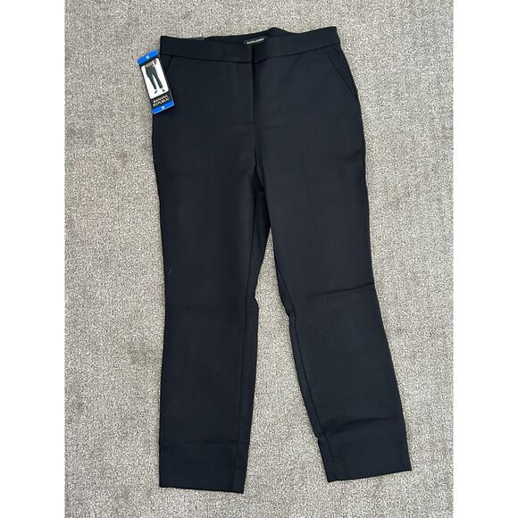 BANANA REPUBLIC Ladies Cropped Pants Black Size 10 TAGS Attached - Picture 7 of 13